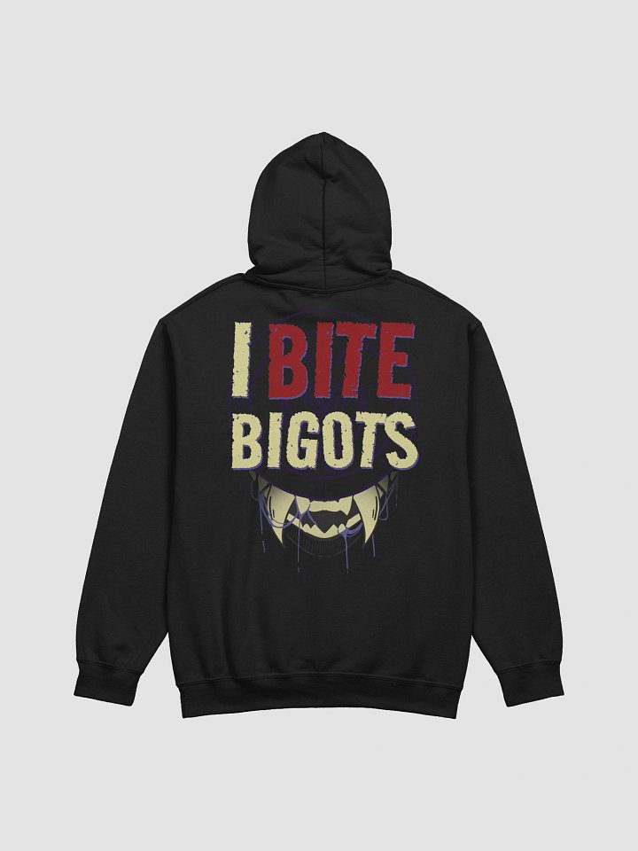 Hypno Eyes / I Bite Bigots Pull Over Hoodie product image (2)