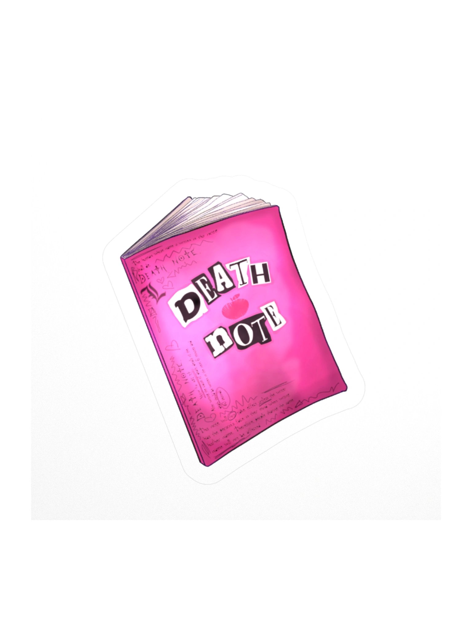 Death Note Burn Book Stickers product image (1)