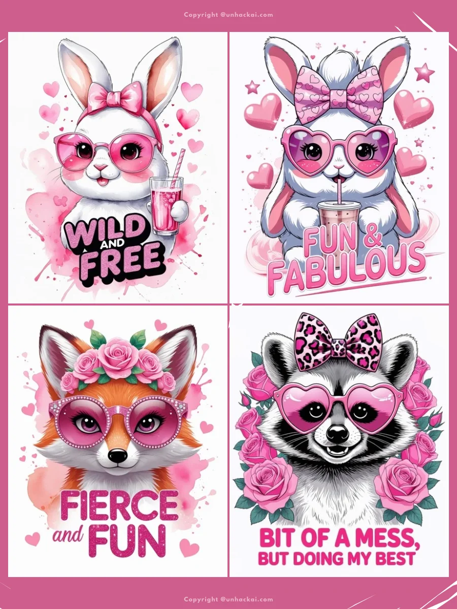 11 Leonardo AI Cute Animals T-Shirt Prompts product image (3)