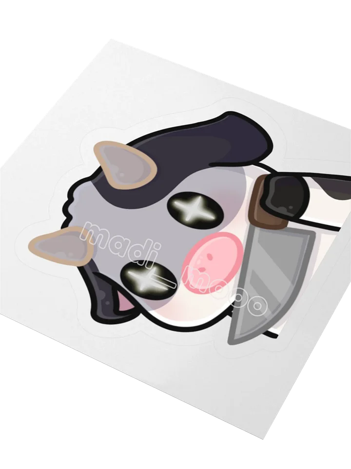 Stabby Cow Sticker product image (2)
