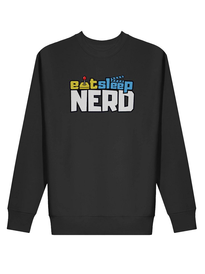 Eat Sleep Nerd logo sweatshirt product image (2)
