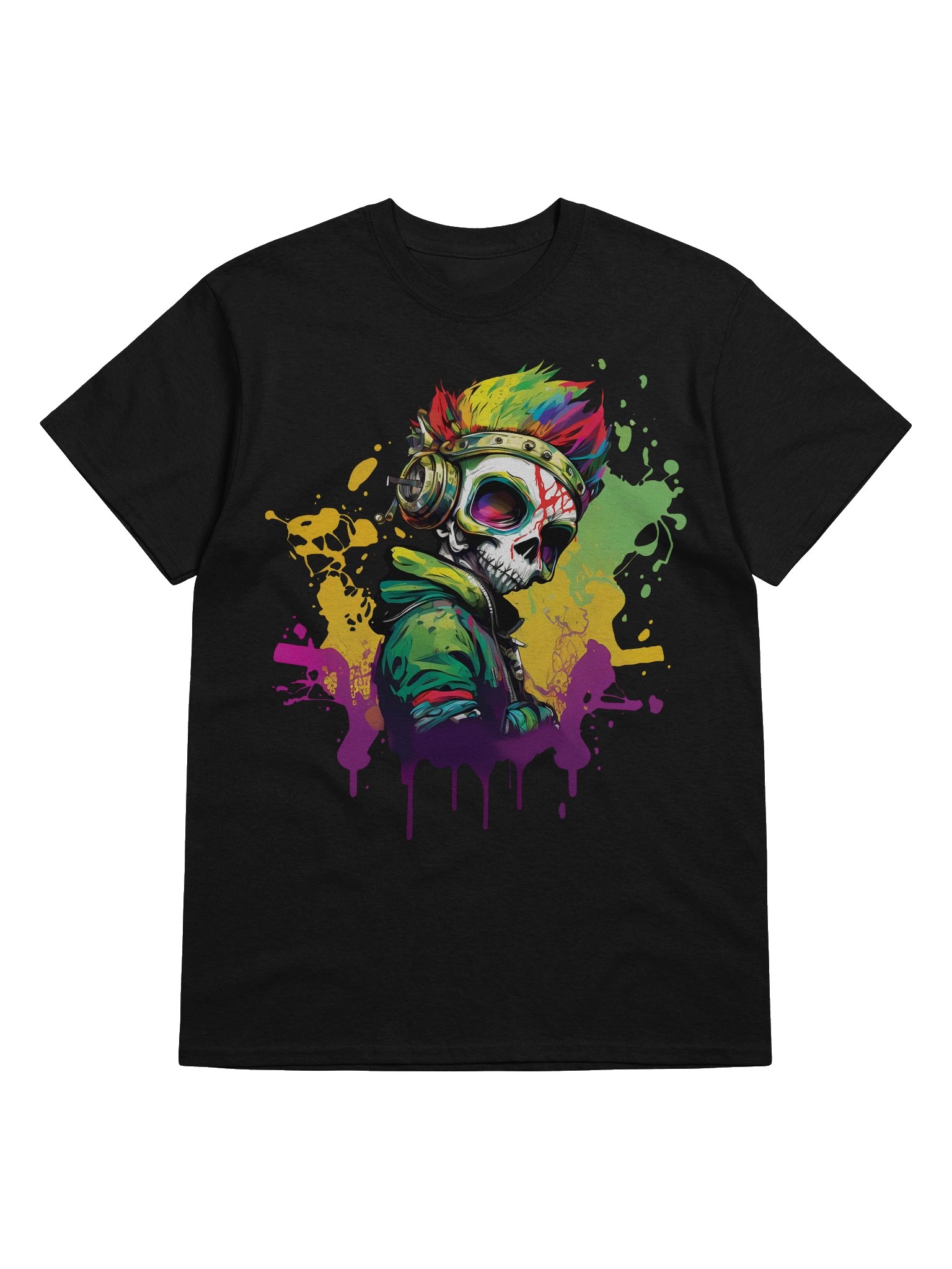 Punk skelet T-shirt product image (39)