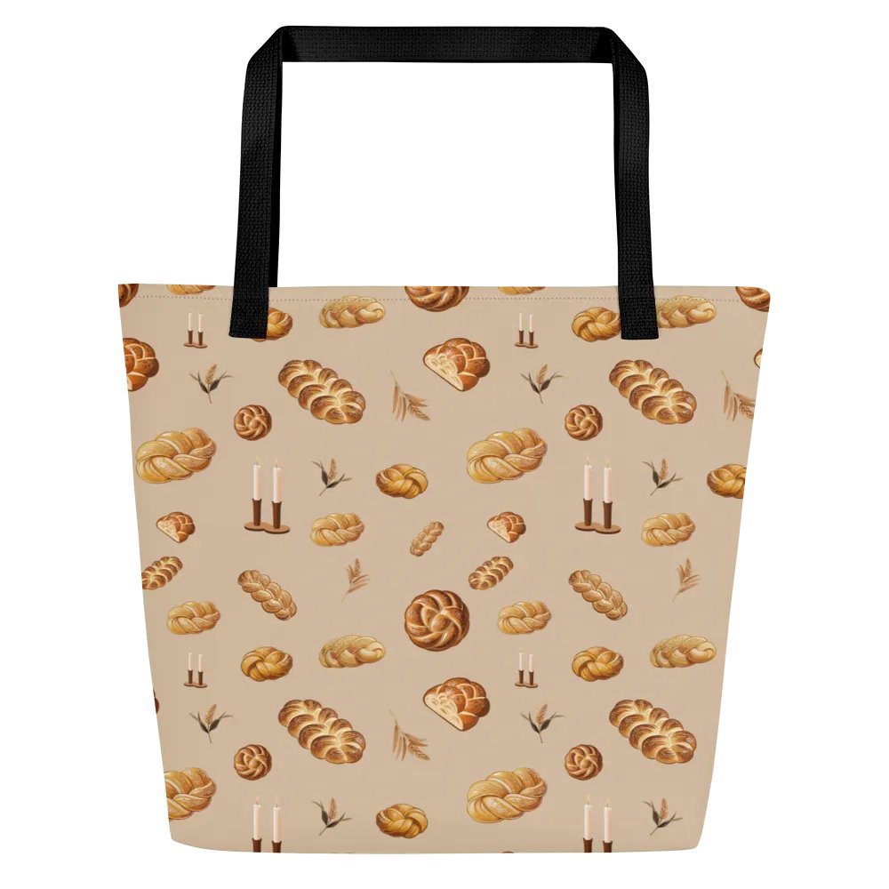 Pass the Challah - Large Tote Bag with Pocket product image (6)