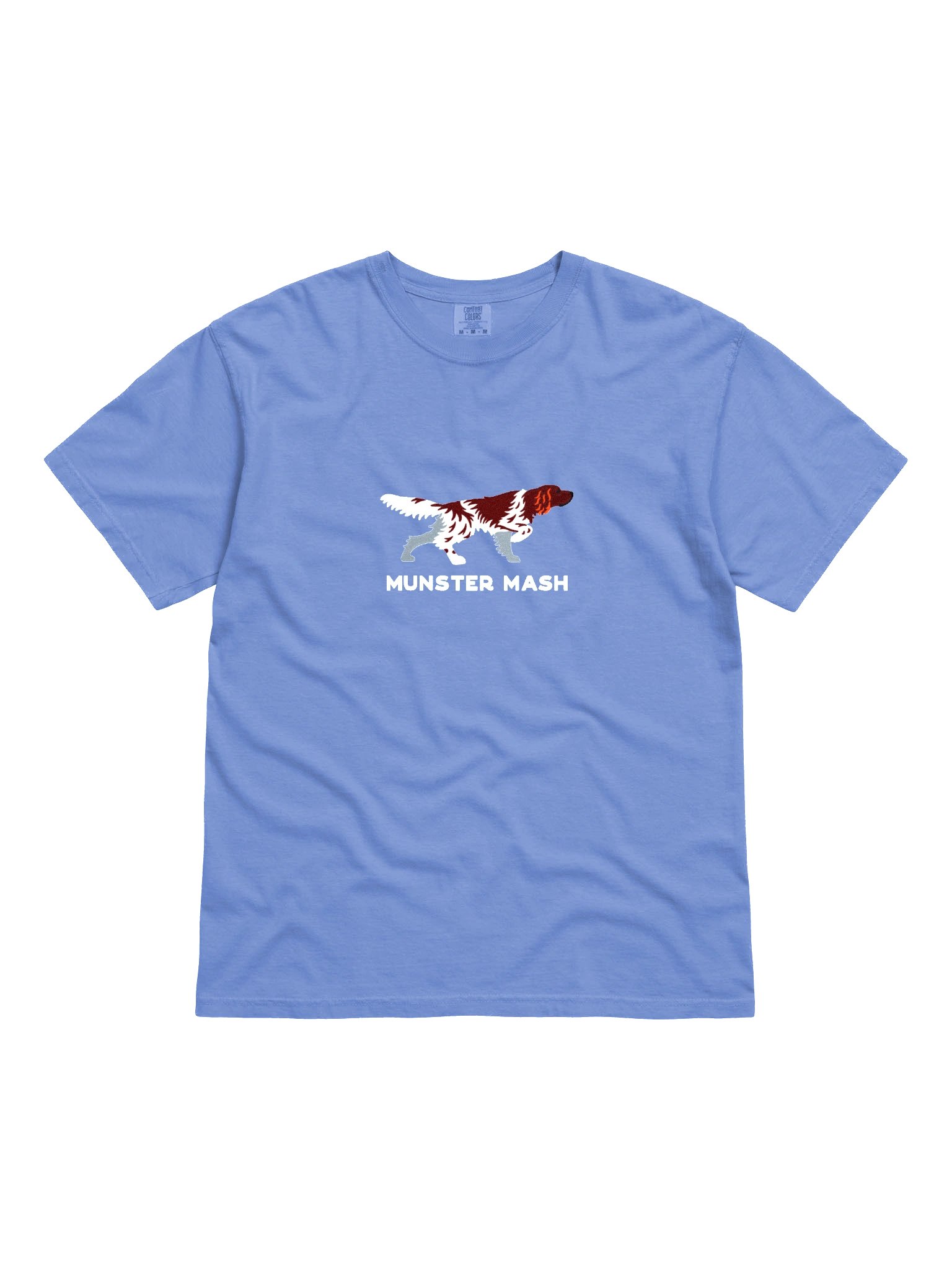 Munster Mash T-Shirt (Embroidered) of a Small Münsterländer(Liver & White) product image (4)