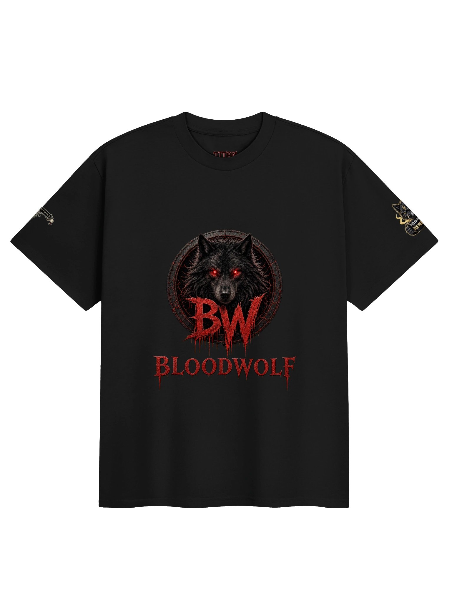Blood Wolf Horror Logo Heavy Tee product image (2)