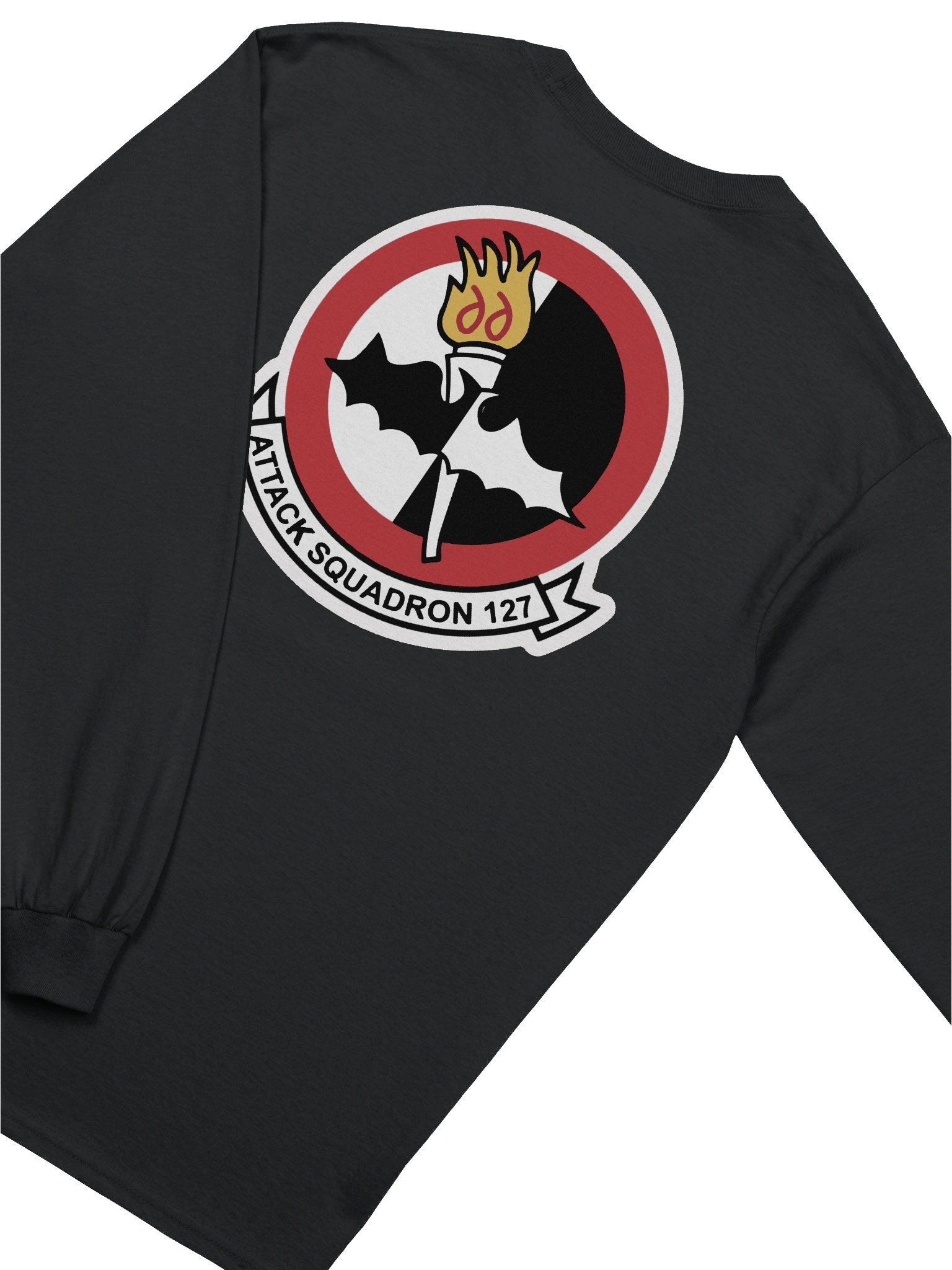 VA-127 Batmen Cotton Long Sleeve T-Shirt product image (4)