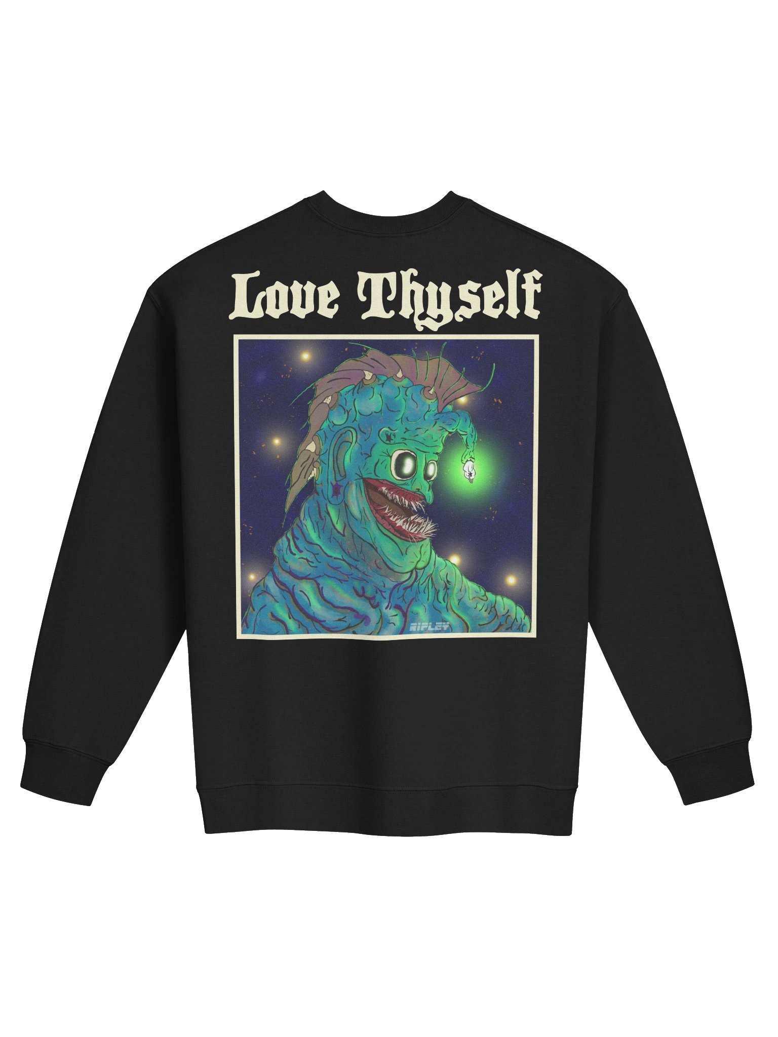 The Vanity Crewneck Sweatshirt | Toxic Positivity | Oversized "Love Thyself" Sweatshirt | Deadlift Depot product image (8)