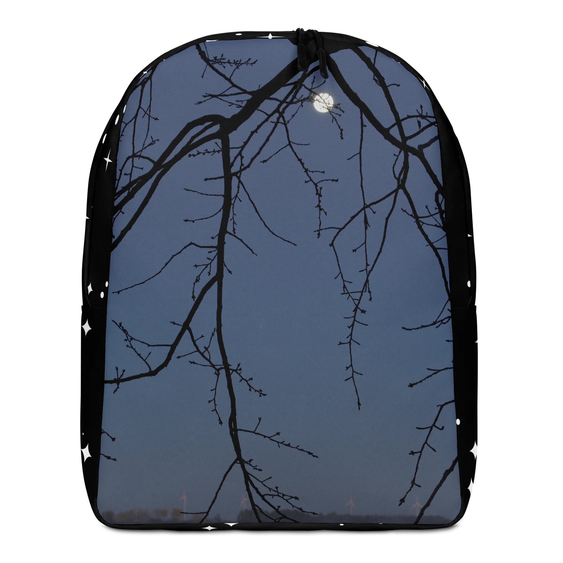 Design-backpack - Moonset behind a tree product image (3)