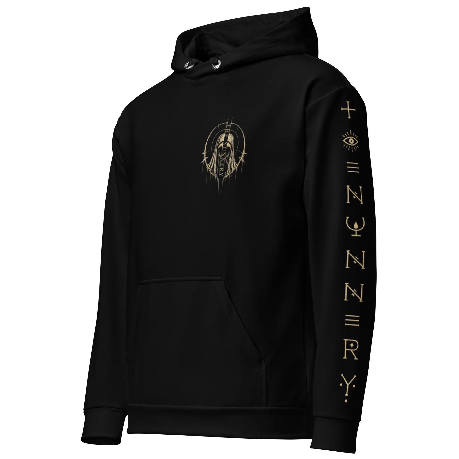 The Nunnery Rune Obsidian Hoodie product image (2)