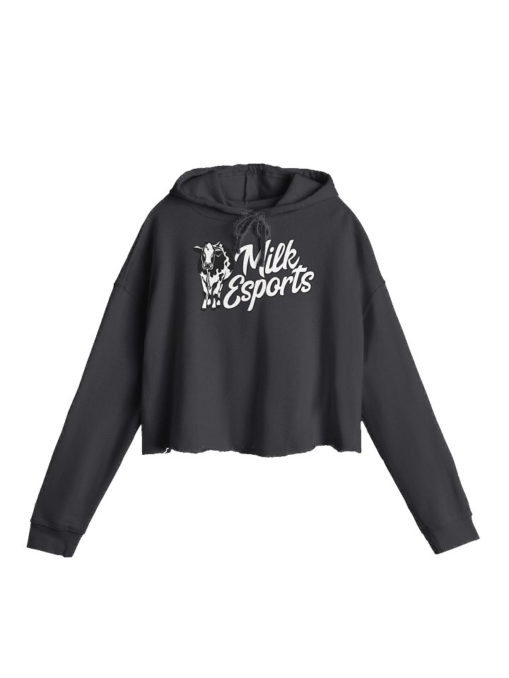 MooDern Cow Crop Hoodie product image (1)