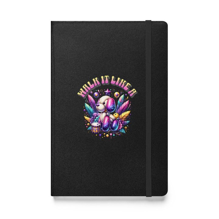 Walk Like A Dog Balloon Fantasy Hardcover Notebook product image (1)