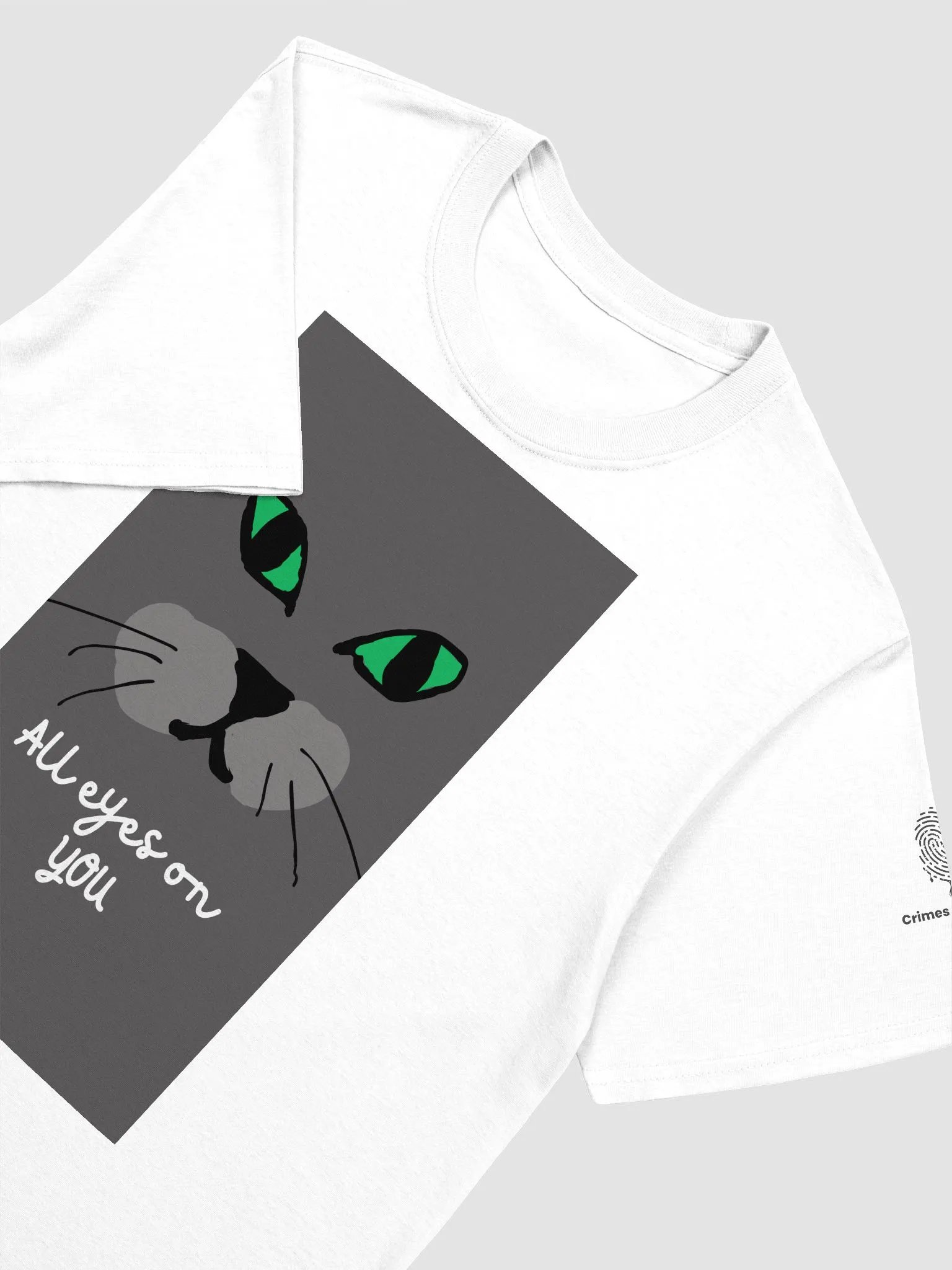 All Eyes On You Artistry T-Shirt in White product image (3)