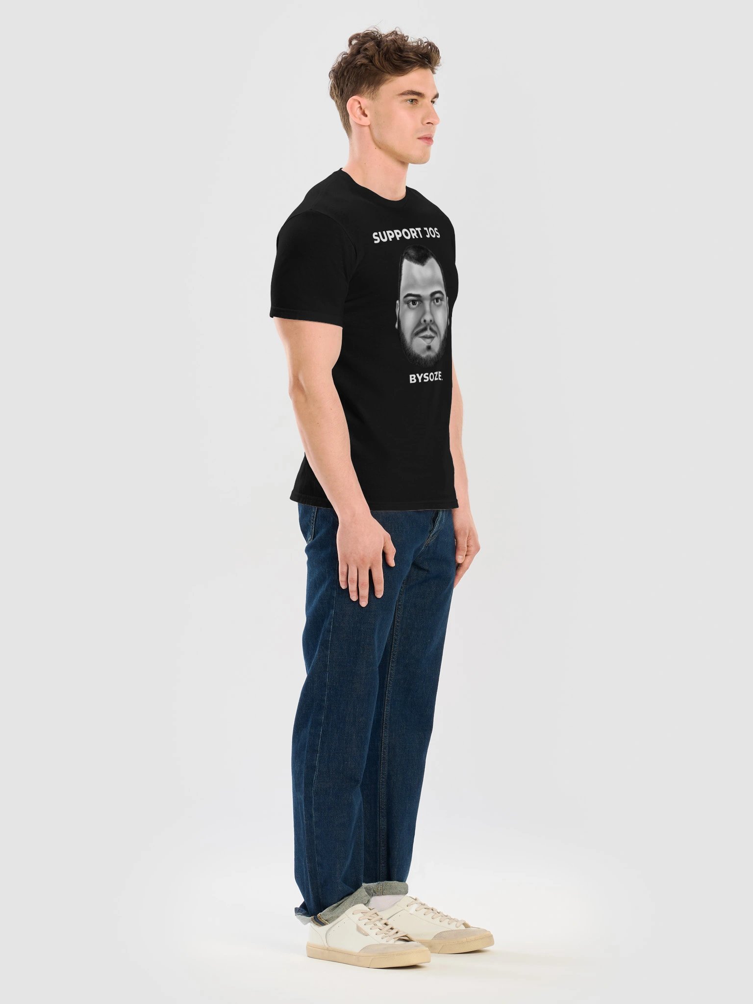 Support Jos T-Shirt – Zwart product image (3)