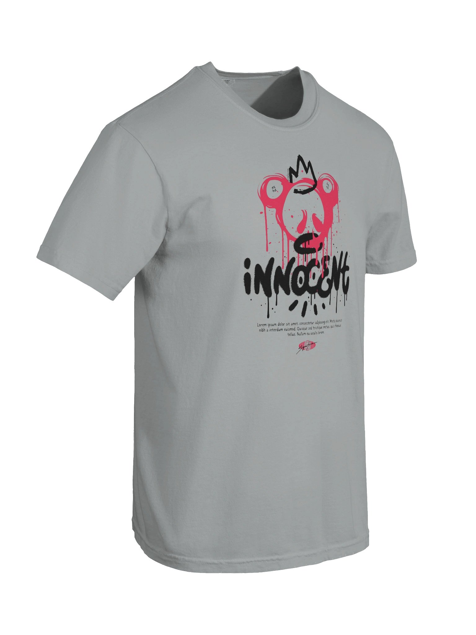 Pink Drip Abstract T-Shirt product image (30)