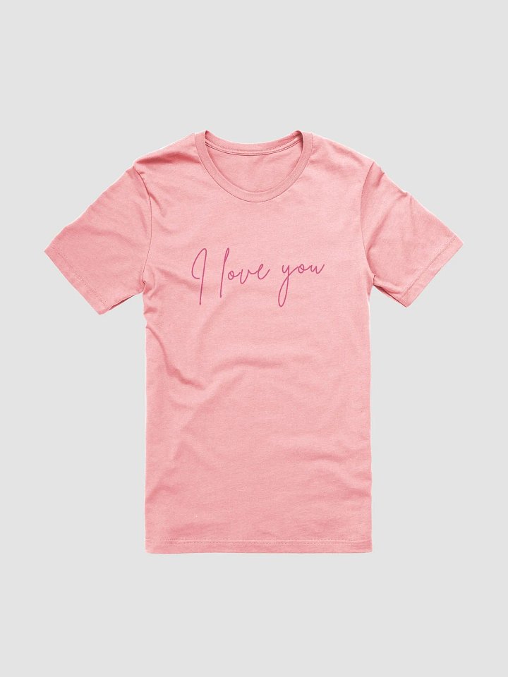 Women's Cursive I Love You T-Shirt product image (1)