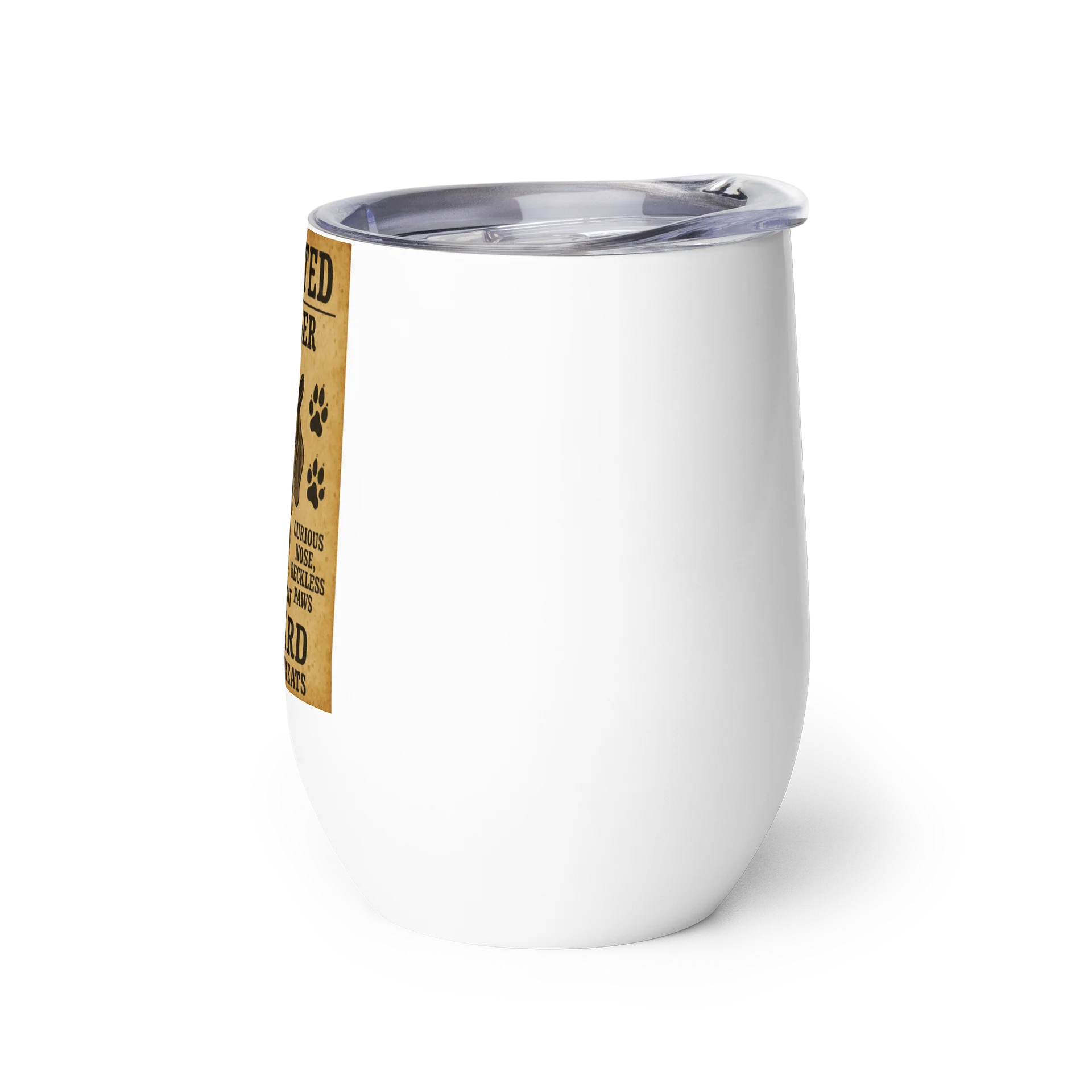 Wanted Beagle Bandit Wine Tumbler product image (3)