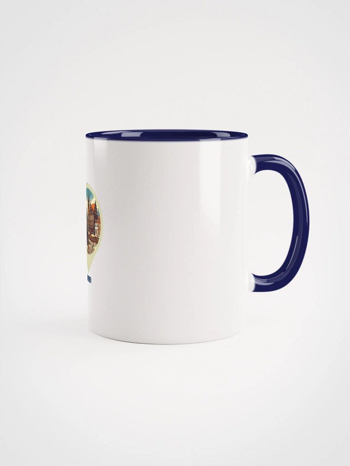 Town Square Reverie Ceramic Mug | AI Design Bremen city product image (2)