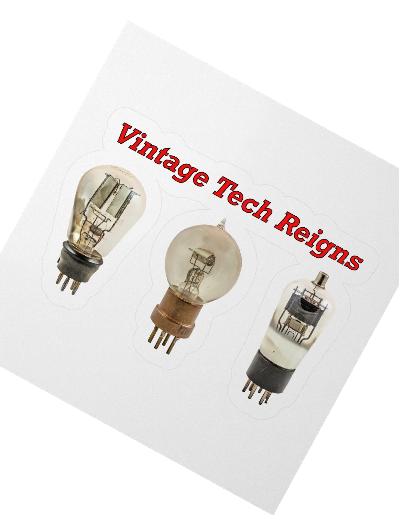 Vintage Tech Reigns Stickers product image (2)