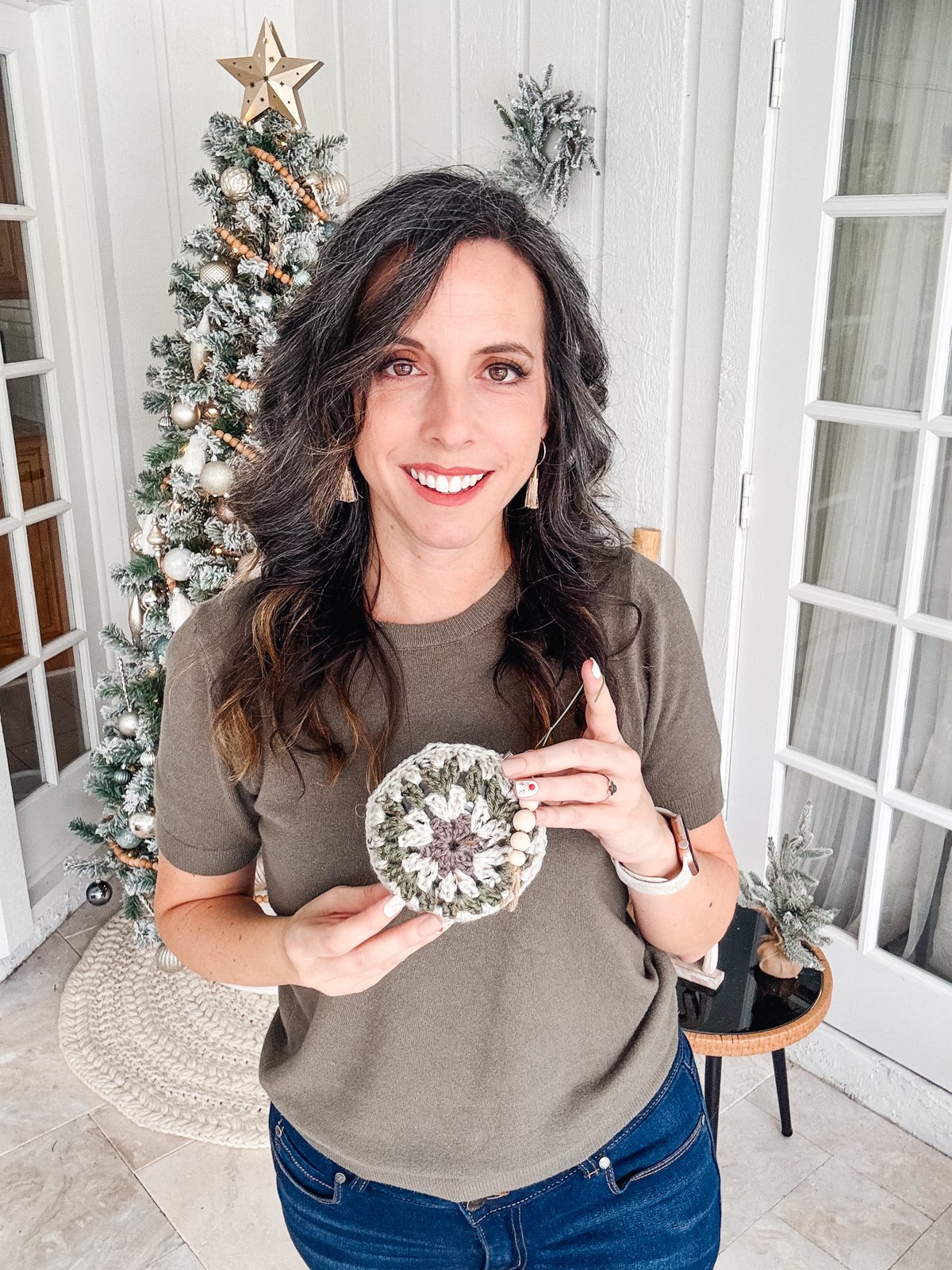 Granny Crochet Hexagon Bauble Ornament Tutorial product image (5)