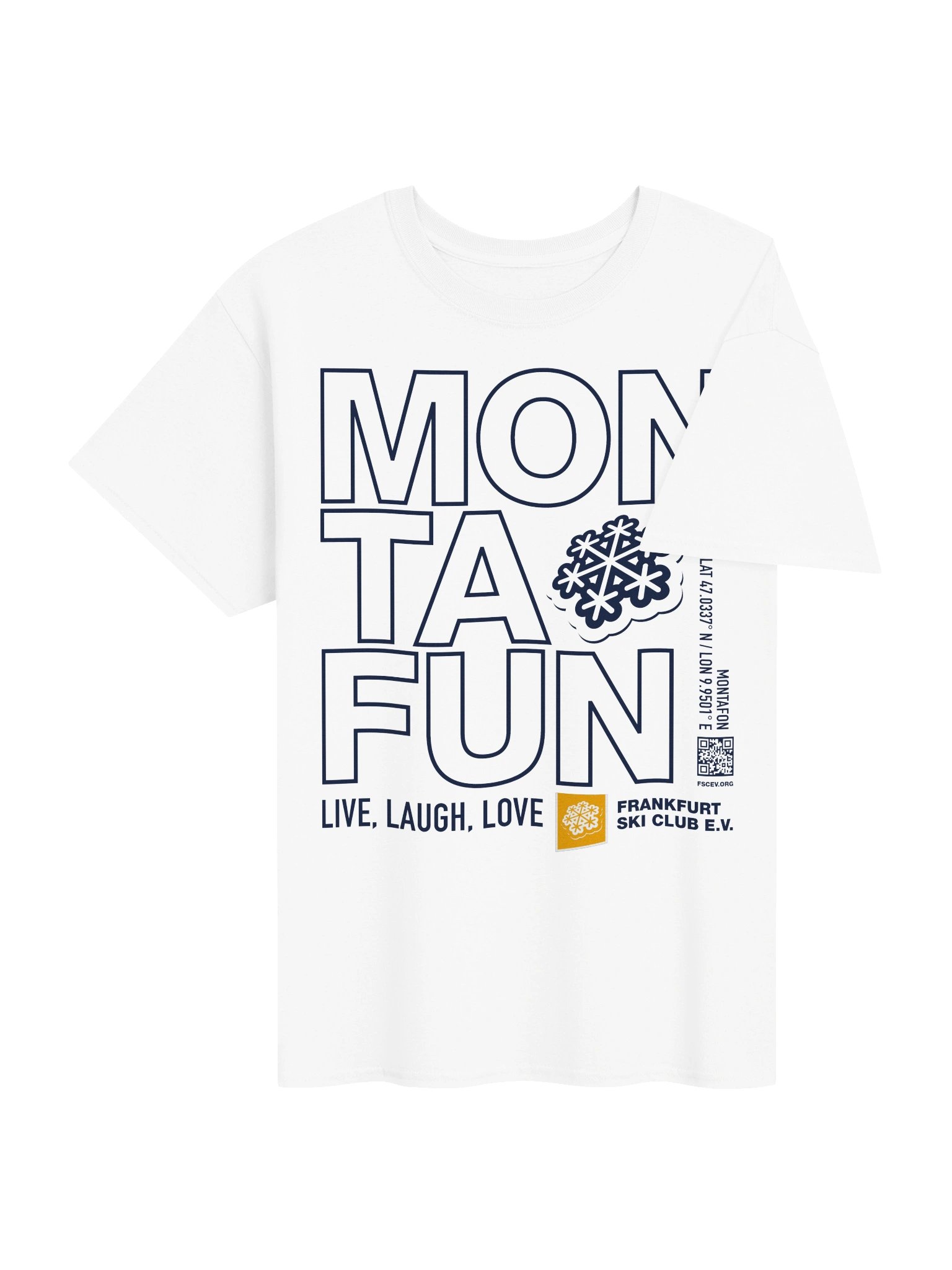 Monta(fun) Live, Laugh, Love - White (front print) product image (3)