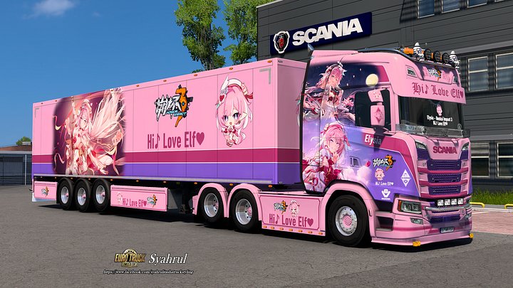 [ETS2] Elysia (Hi Love Elf) - Honkai Impact 3 [Combo Skin] product image (1)