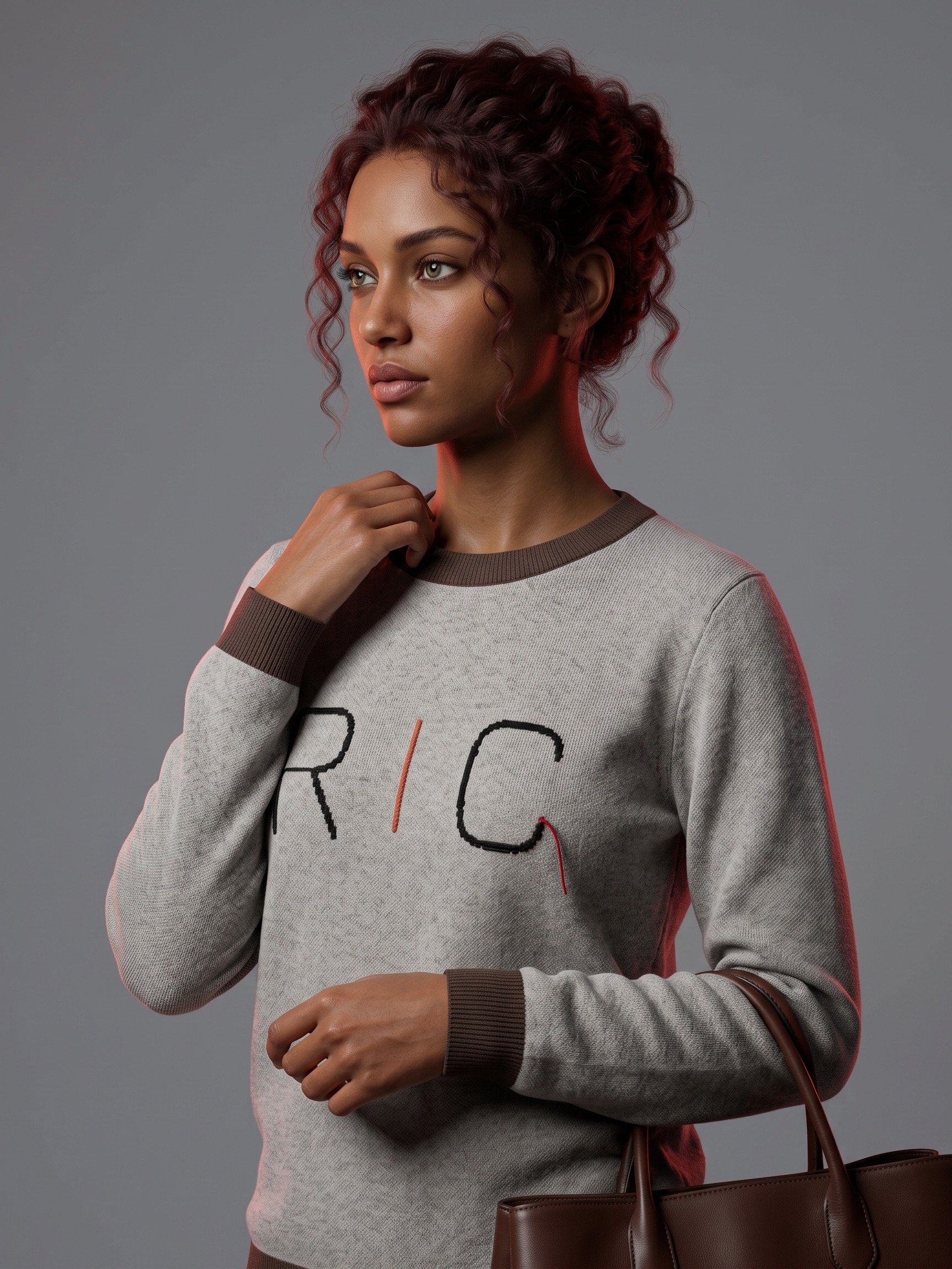Rote Chroma Jacquard Crewneck — RC-012 product image (8)