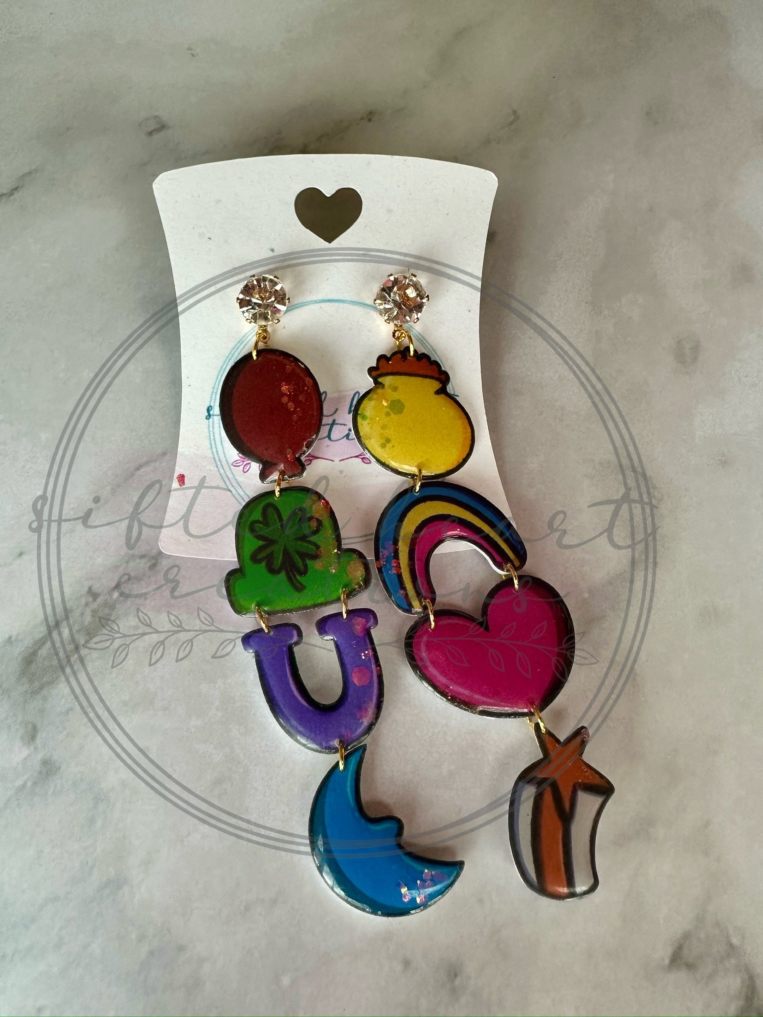 Dangle Charm Earrings product image (1)