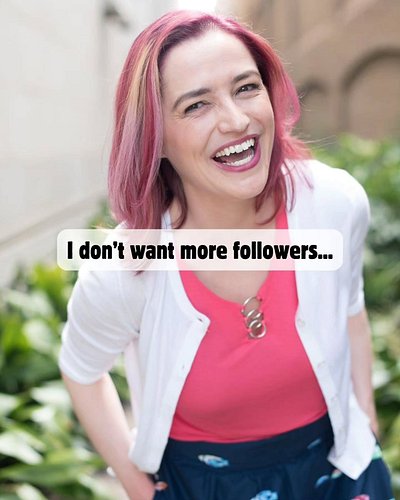 Sure, followers are great, but they're not...

🧜 People who will happily go down a two-hour rabbit hole with me about whether...