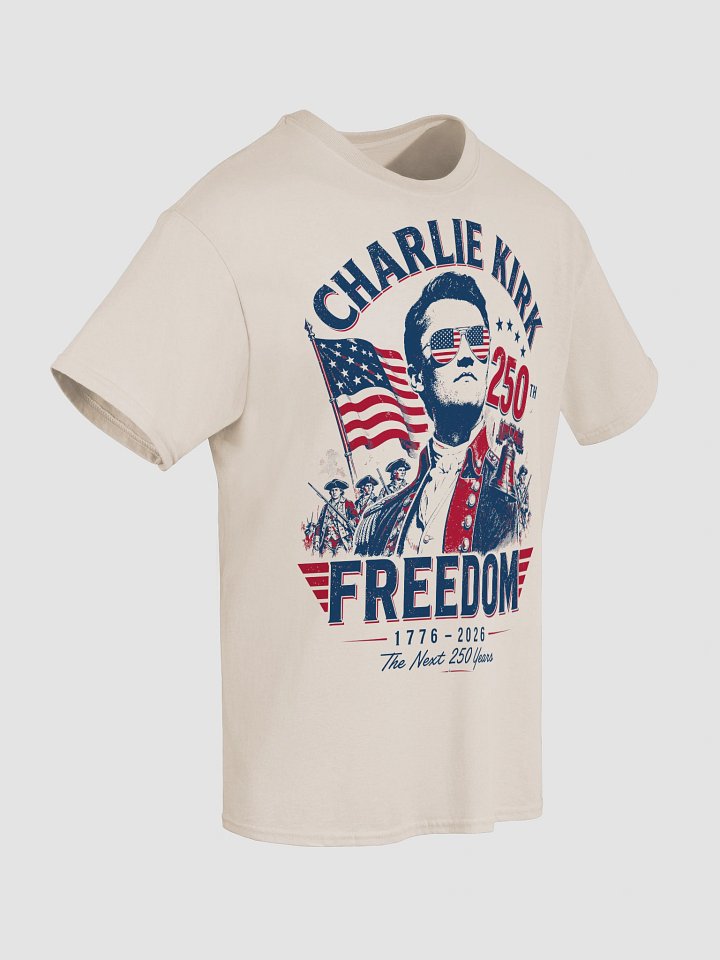 Charlie Kirk Freedom 250 Shirt | 250th Anniversary USA product image (2)
