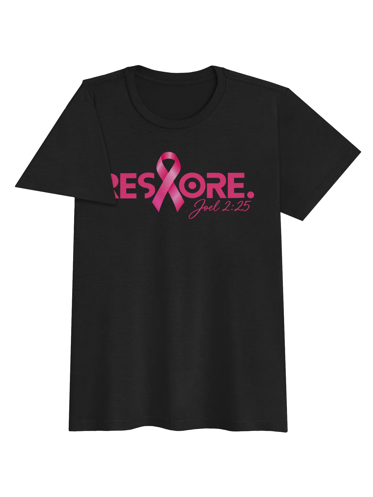 RESTORE. Breast Cancer Awareness Tee — Joel 2:25 | Inspirational Christian Streetwear product image (9)