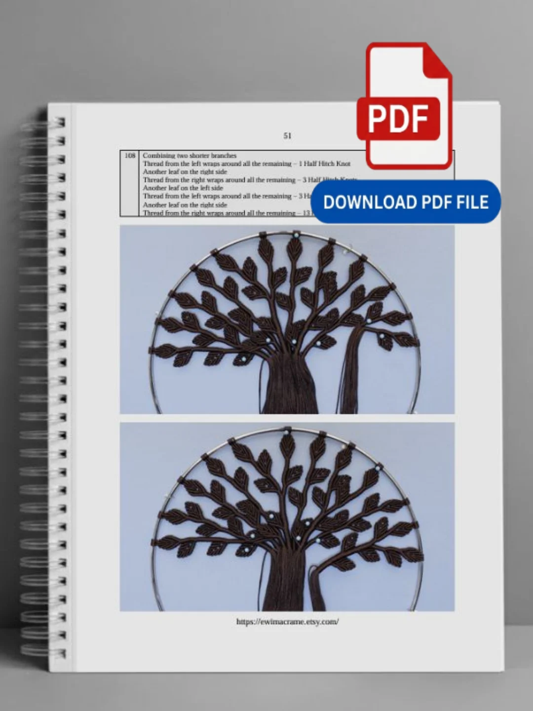 Micro Macrame Tree — Photo Tutorial product image (2)