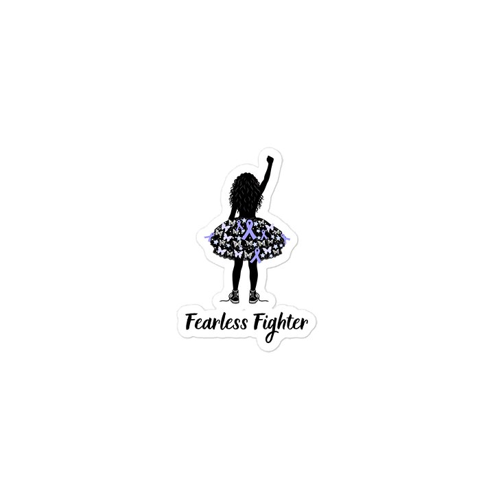 Stomach Cancer - Fearless Fighter Sticker product image (1)