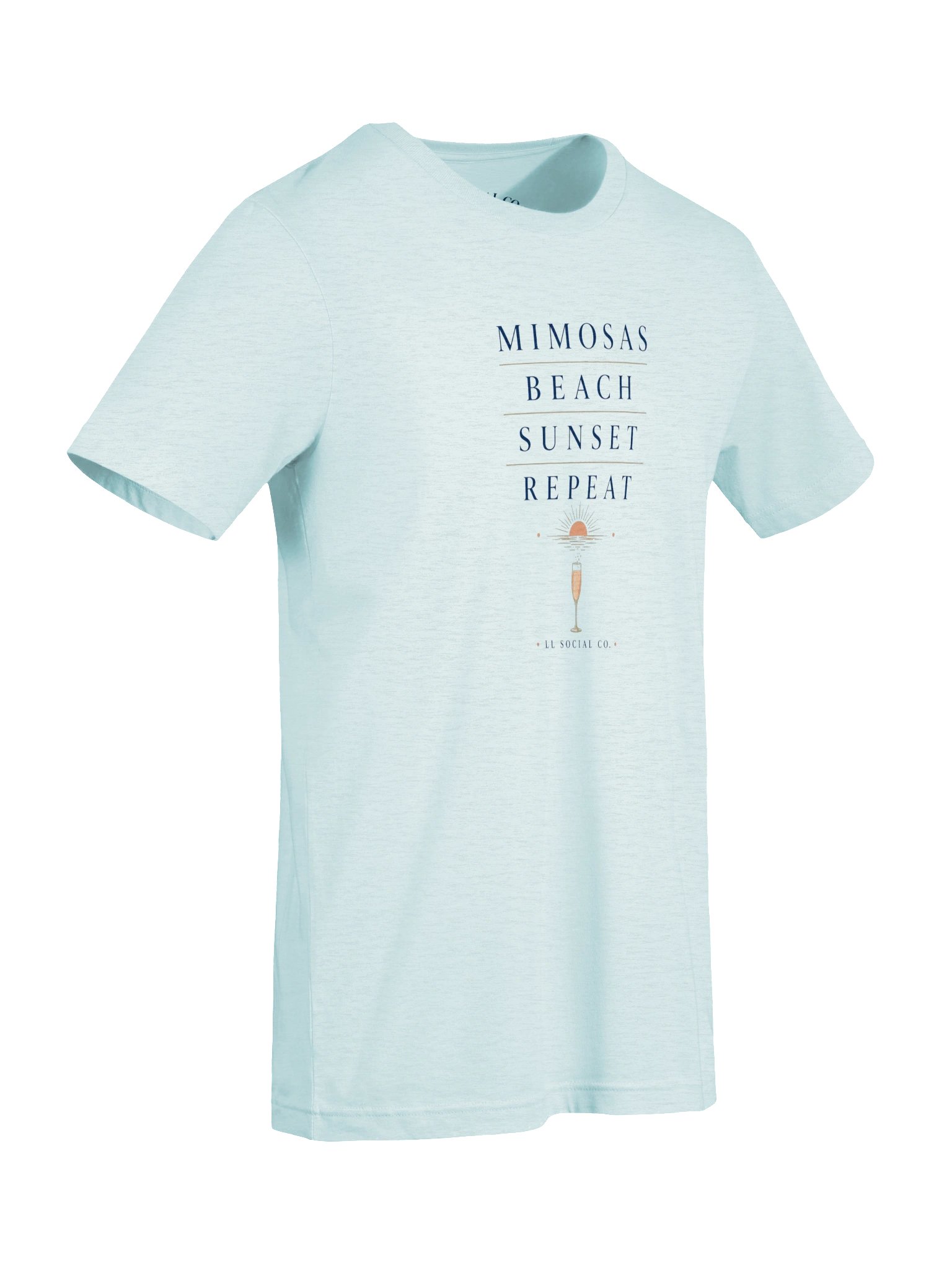 Mimosas Beach Sunset Repeat - Unisex Resort Tee product image (67)