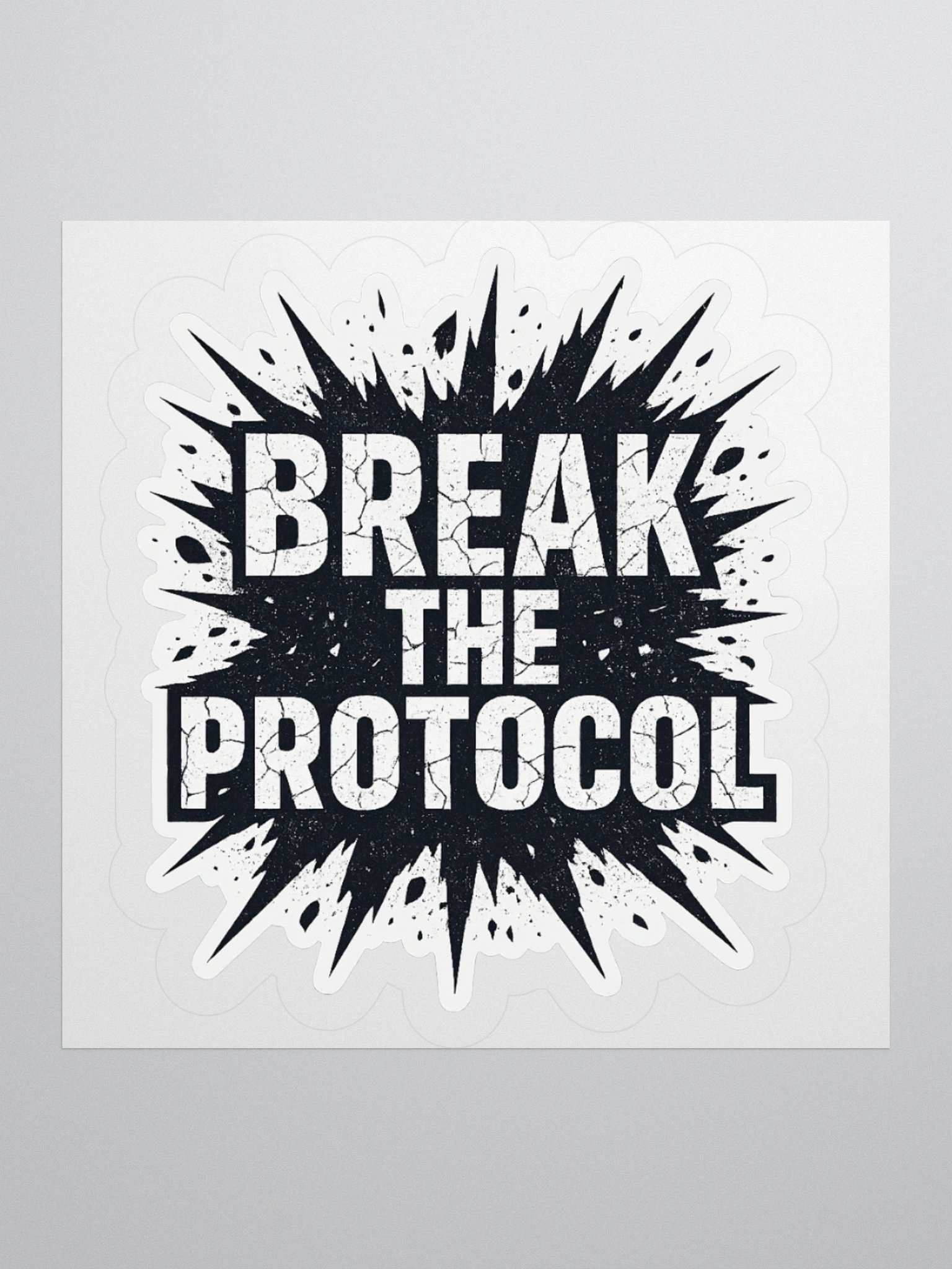 Break the Protocol: Resistance Kiss-Cut Vinyl Sticker product image (2)