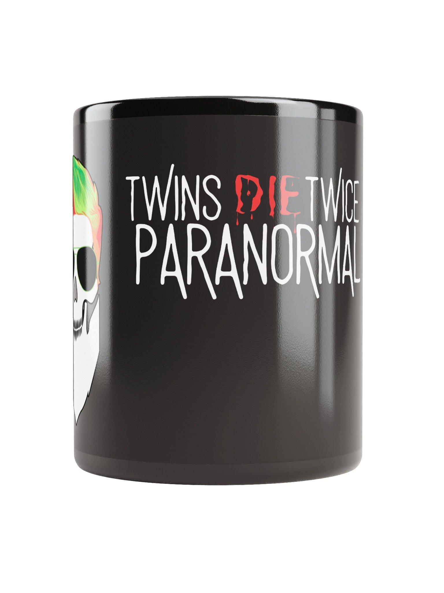 Twins Die Twice Paranormal Twin Skull Mug product image (5)