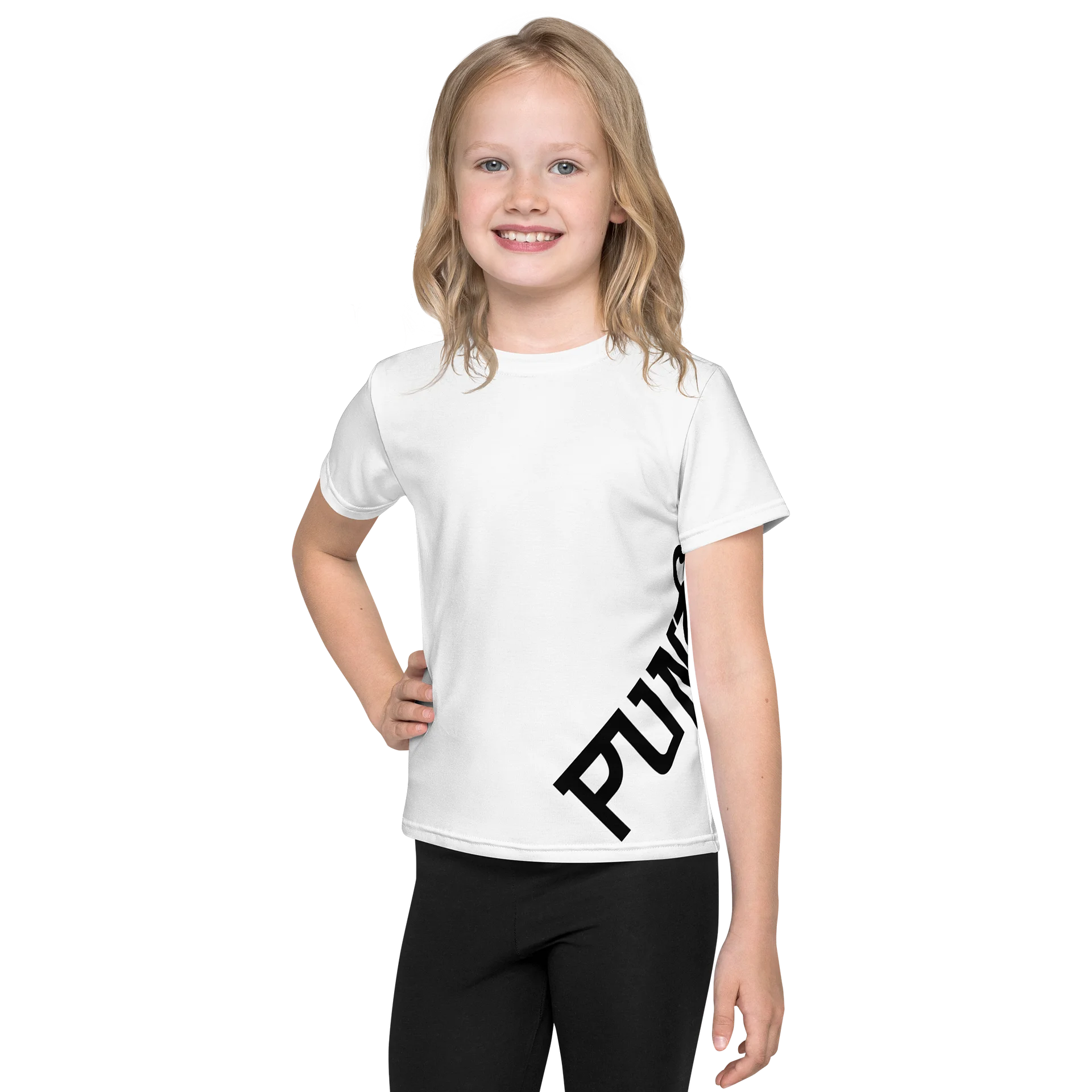 Kid's T-shirt with wrap around logo product image (1)