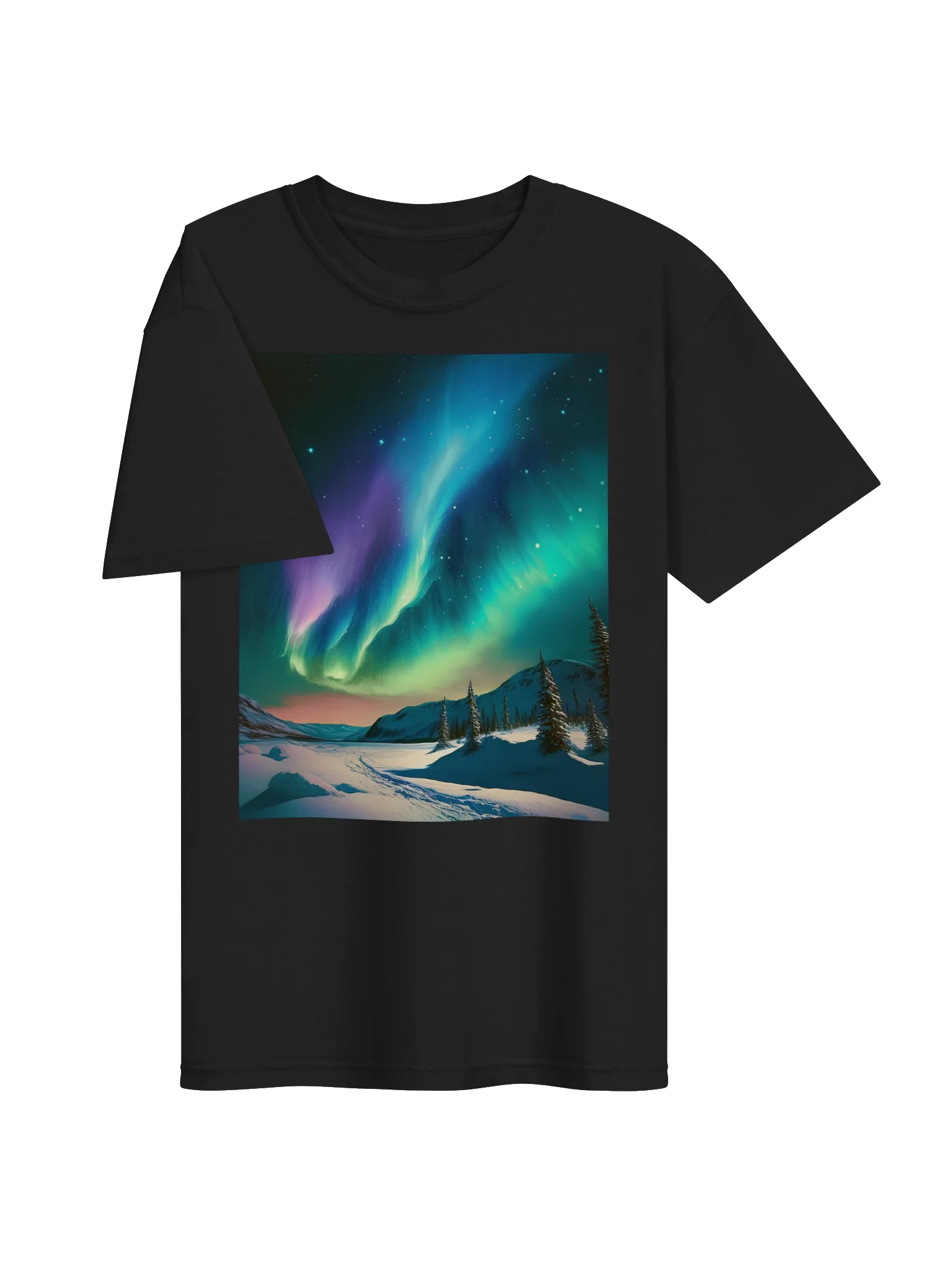Aurora Night Sky Heavyweight Tee product image (3)