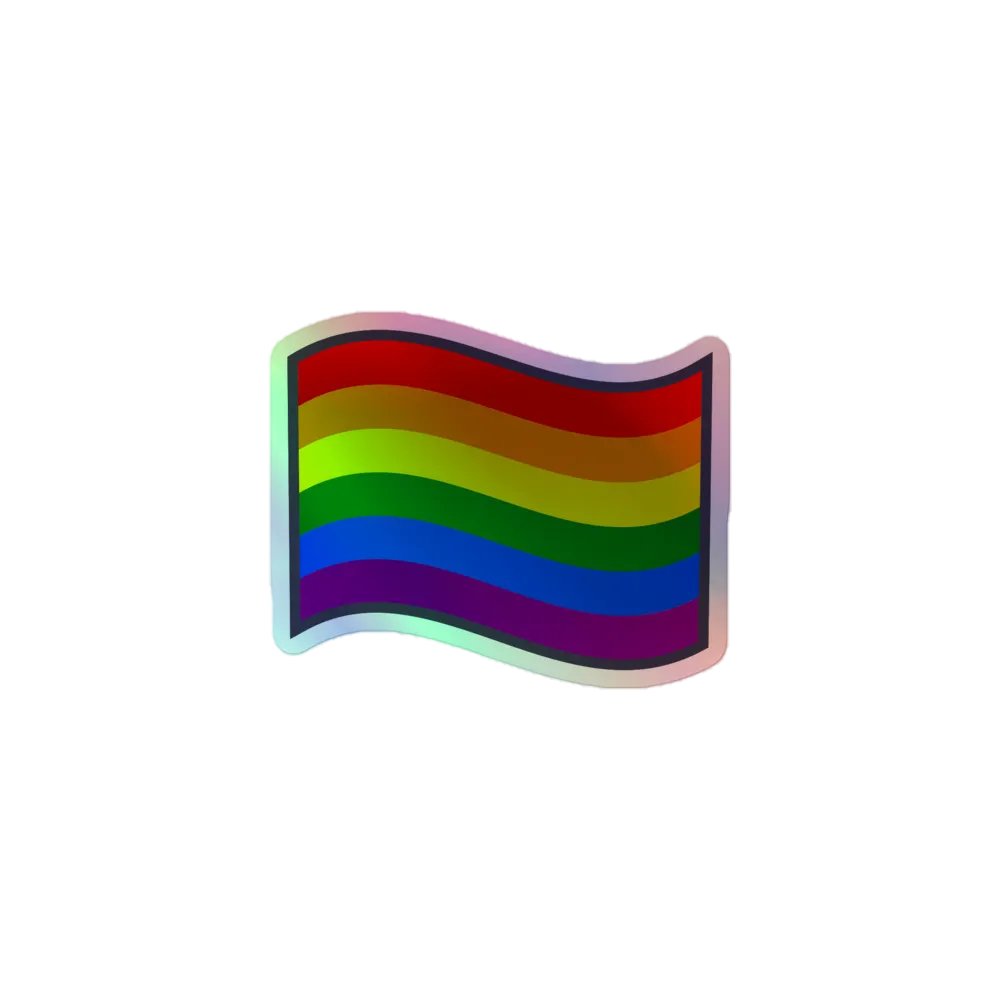 Rainbow Wave Holographic Sticker Set product image (1)