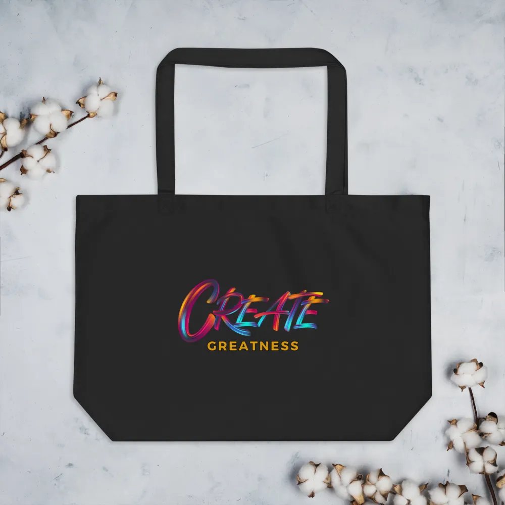 Create Greatness Rectangular Tote Bag product image (5)