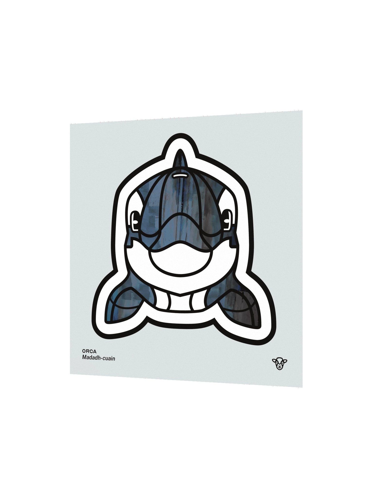 Orca Matte Square Print product image (2)