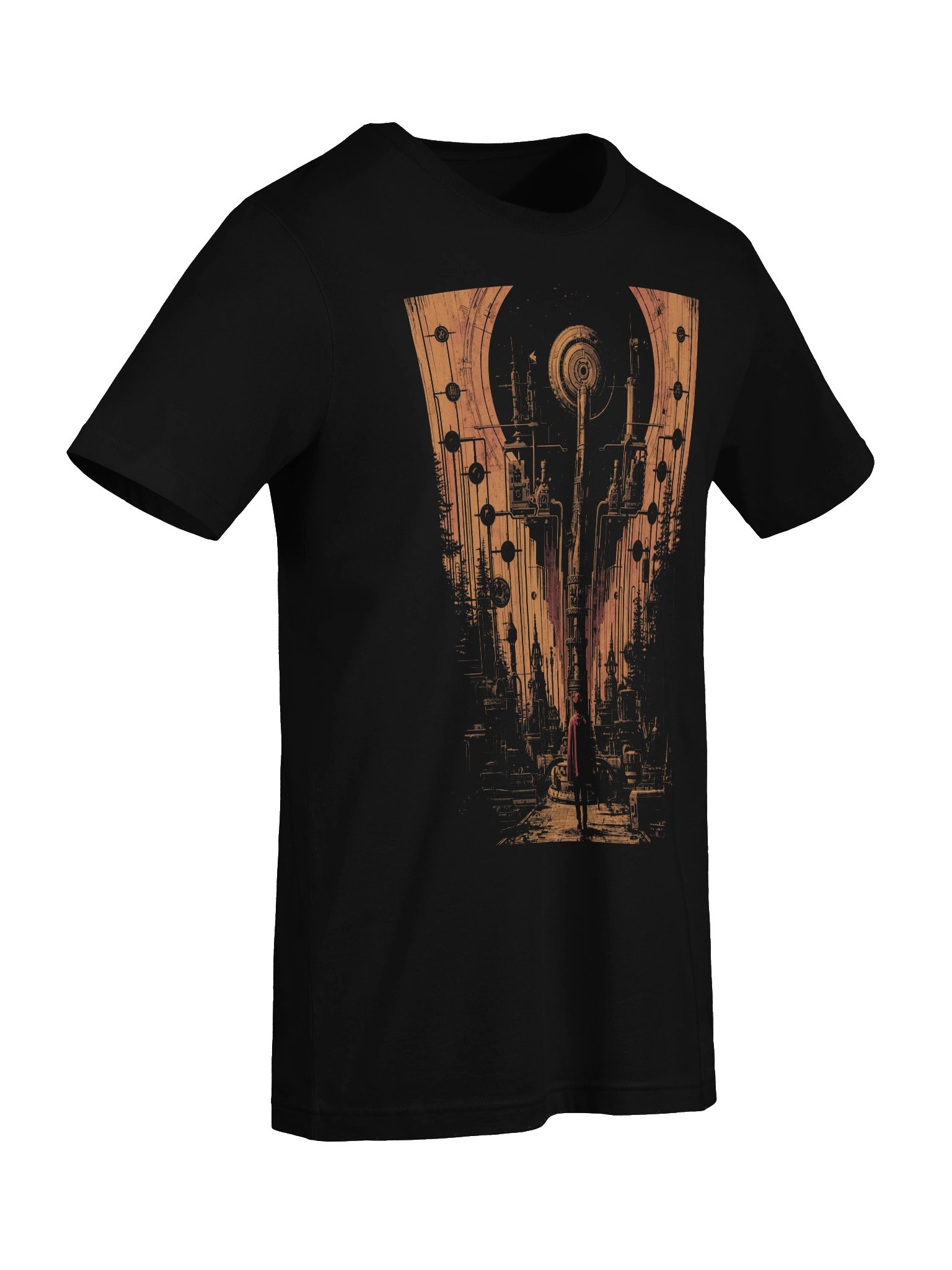 Red Cloak Machine Watcher Lightweight T-Shirt product image (2)