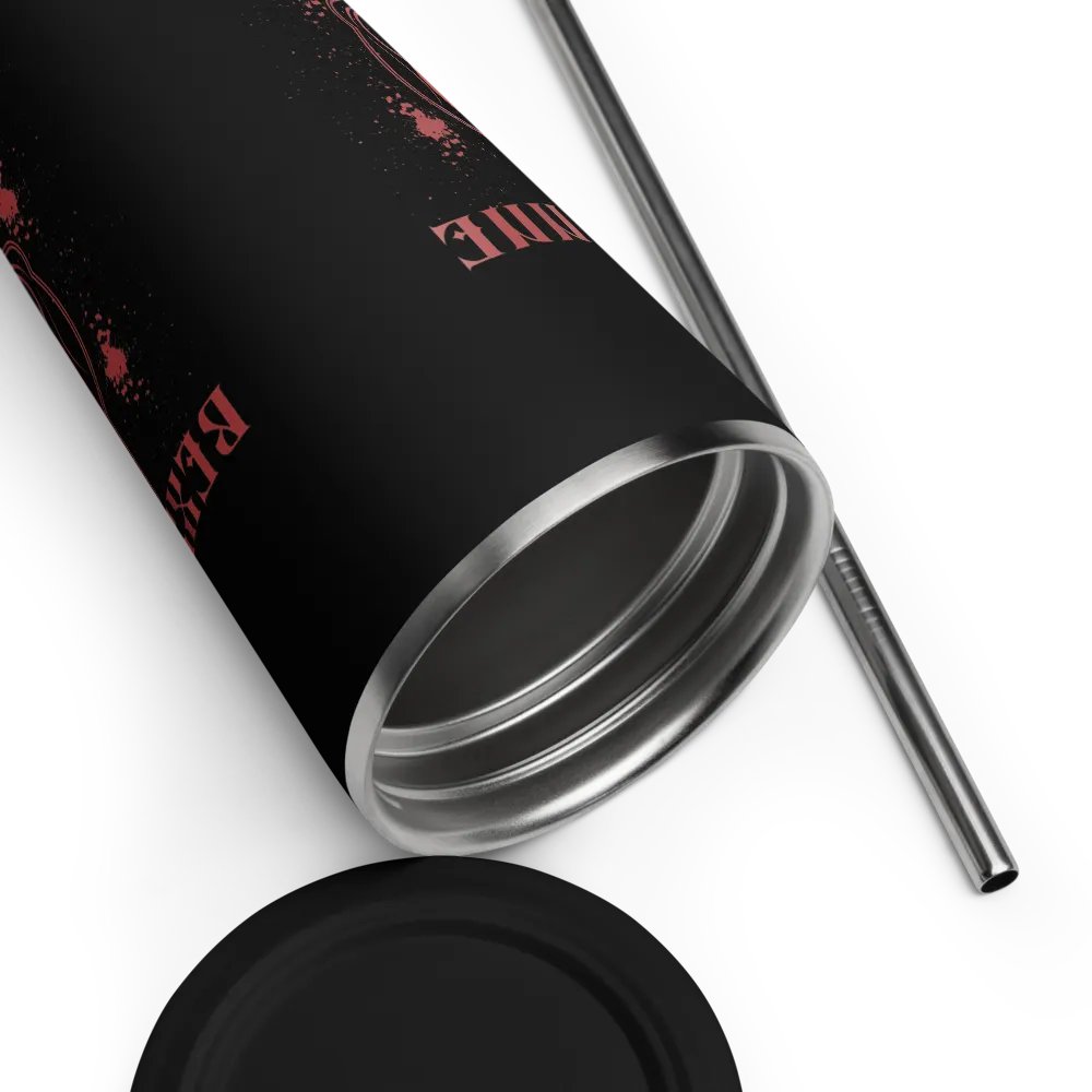 DANCE WITH DEATH INSULATED TUMBLER WITH A STRAW product image (12)