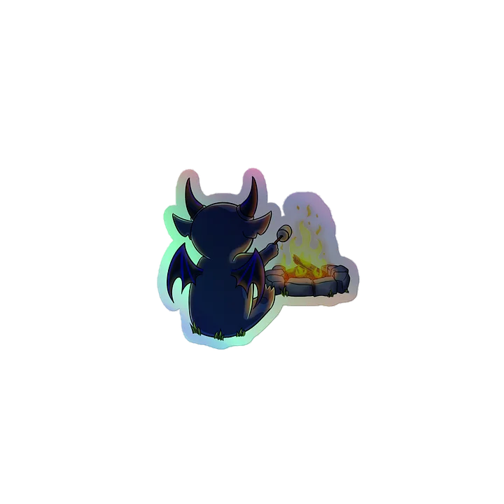 Lil Camper Holographic Sticker product image (1)