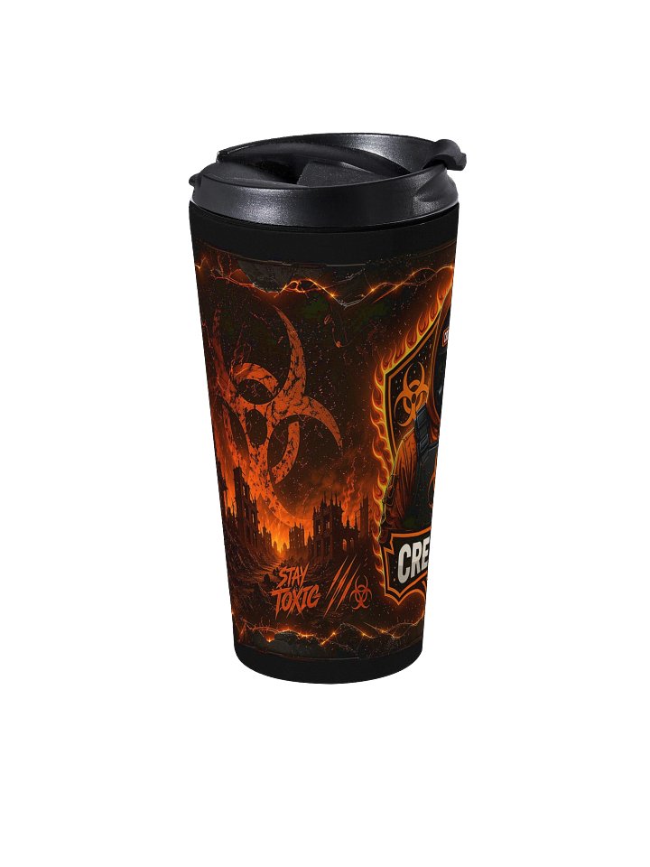 🔥 Creeper Biohazard Travel Mug | Official Stream Community Tumbler product image (2)