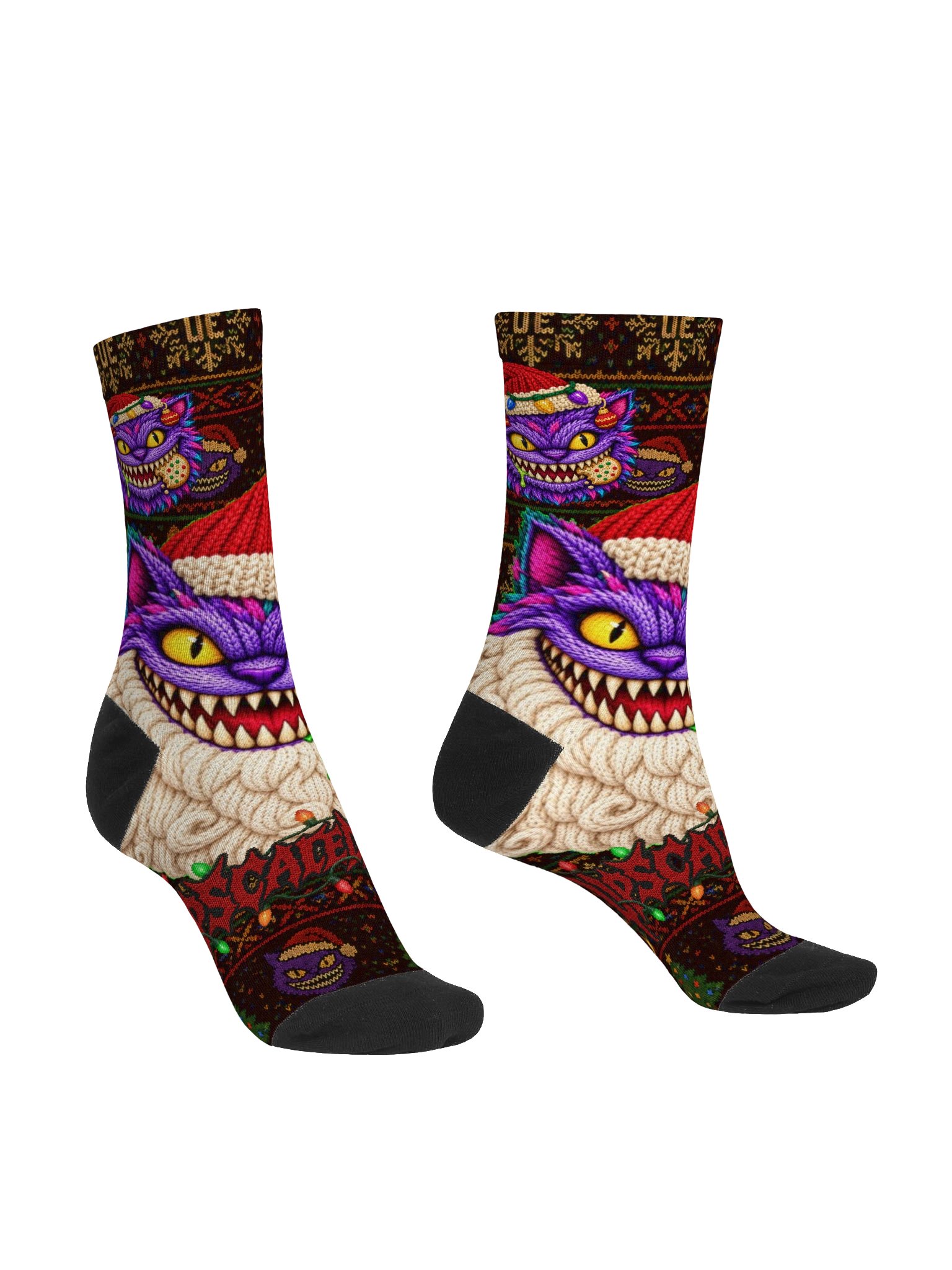 Upscaled - Ugly Sweater Christmas Socks product image (3)