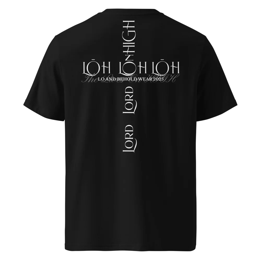 The Lord On HIGH | CROSSED | UNISEX Tee | White product image (5)