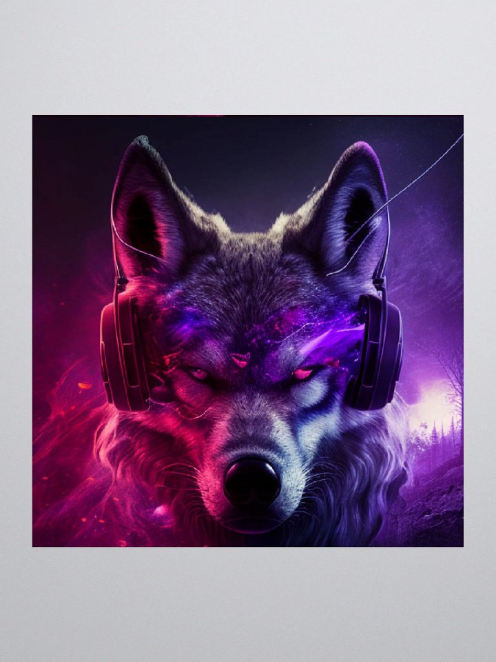 Shadow Wolf Gaming Stickers product image (1)