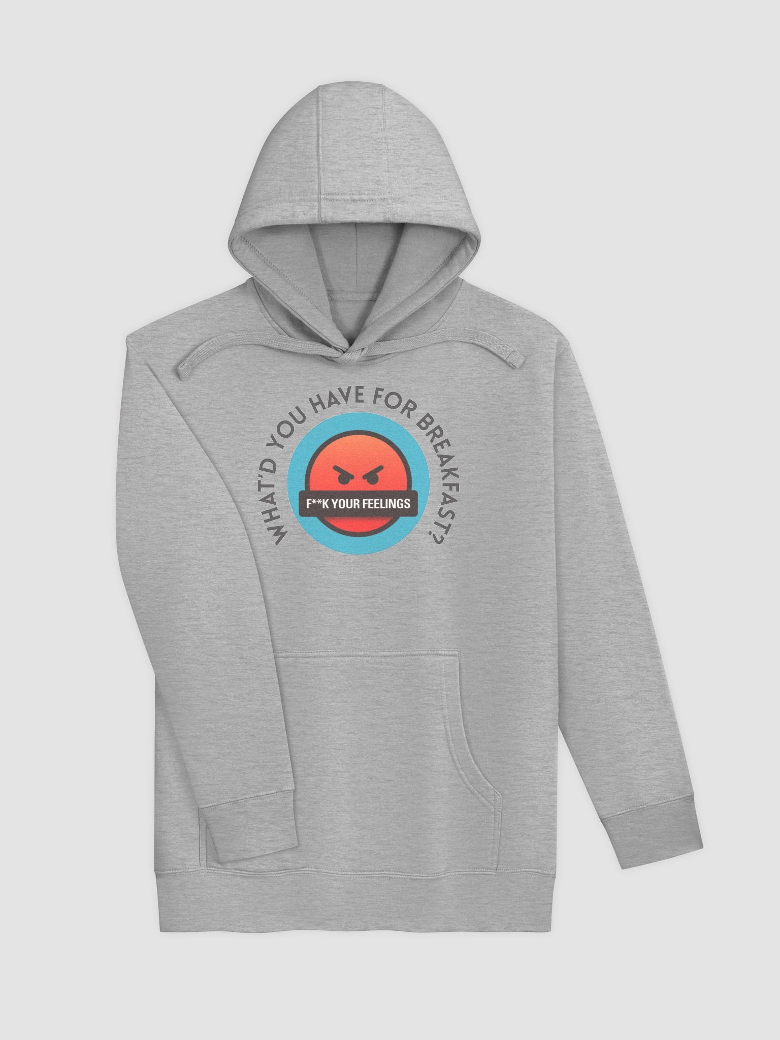 Breakfast Hoodie Black Text product image (9)