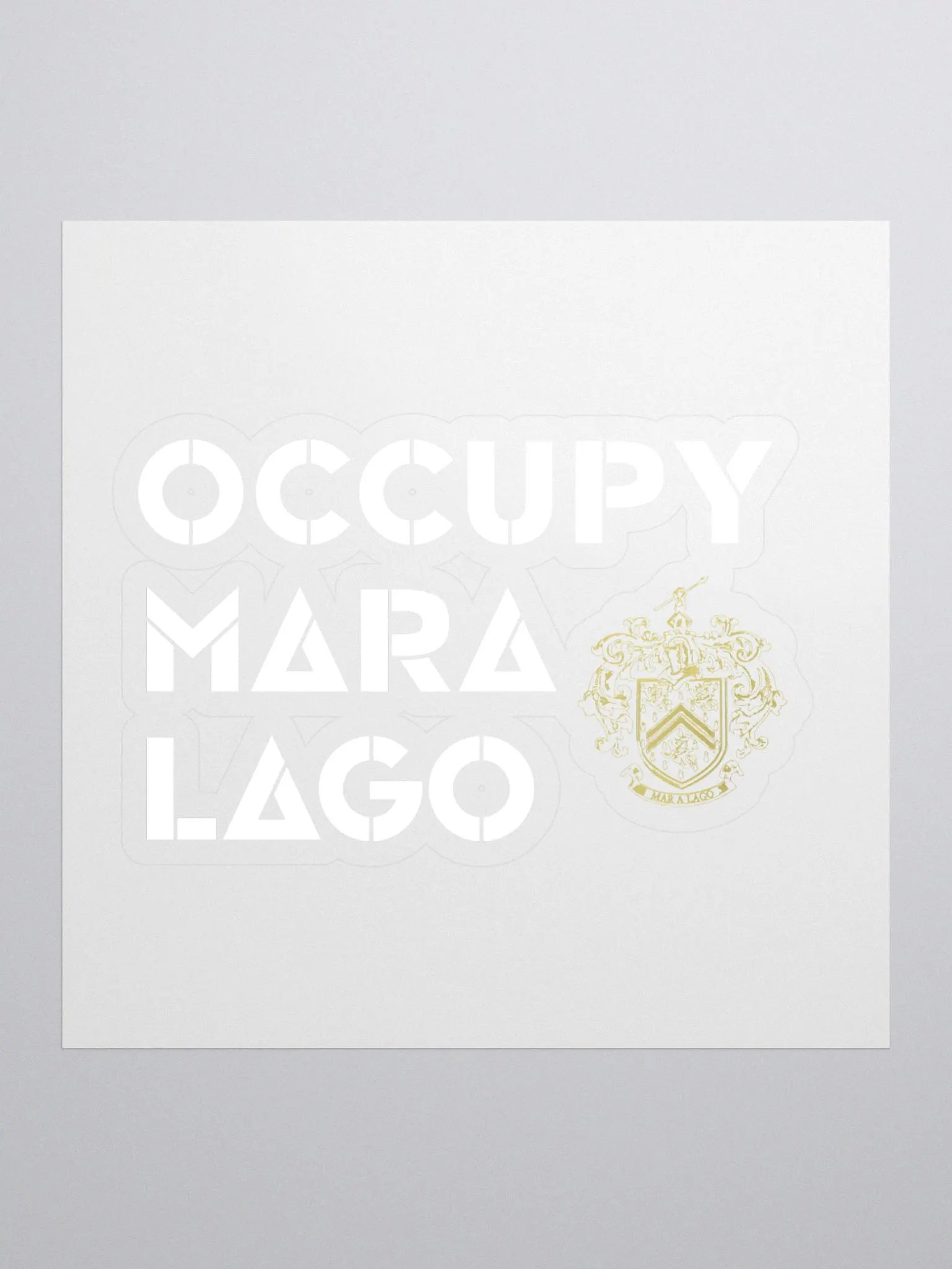 Ocupy Mar-a-lago sticker product image (1)