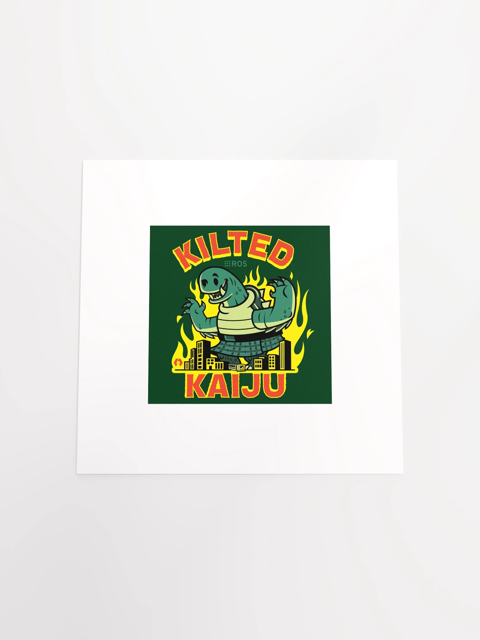 Kilted Kaiju unframed poster product image (8)